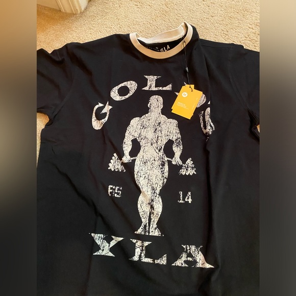 YoungLA Golds Gym ringer Tee - Picture 3 of 5